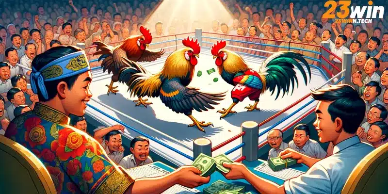 Đá gà trực tiếp tại 23Win - Trận đấu kịch tính và cơ hội thắng lớn