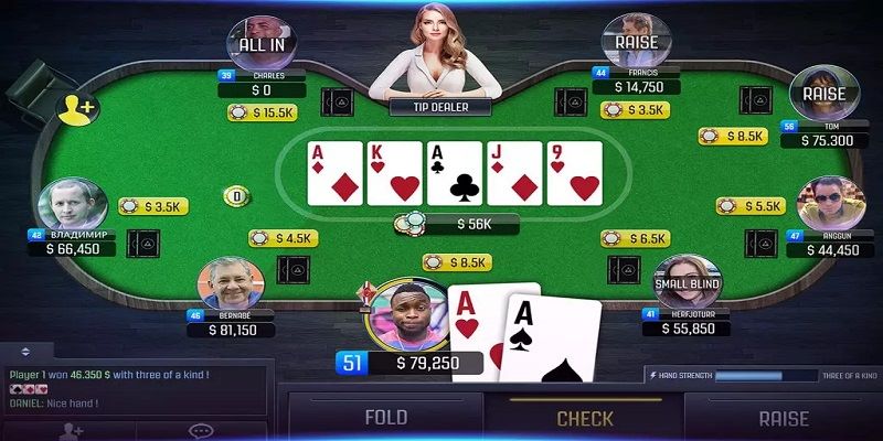 Poker tại 23Win - Trải nghiệm sòng bài đỉnh cao với tỷ lệ thắng lớn